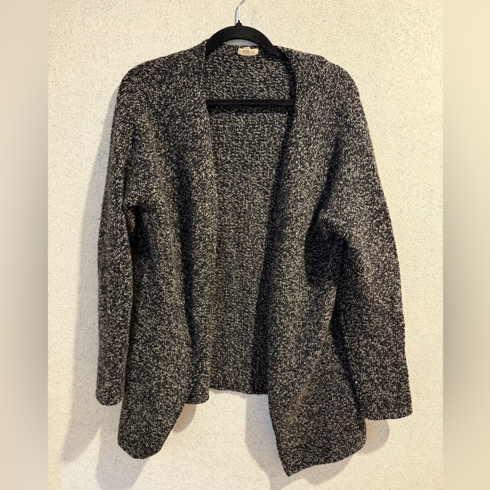 Malo Black and Gray Cardigan